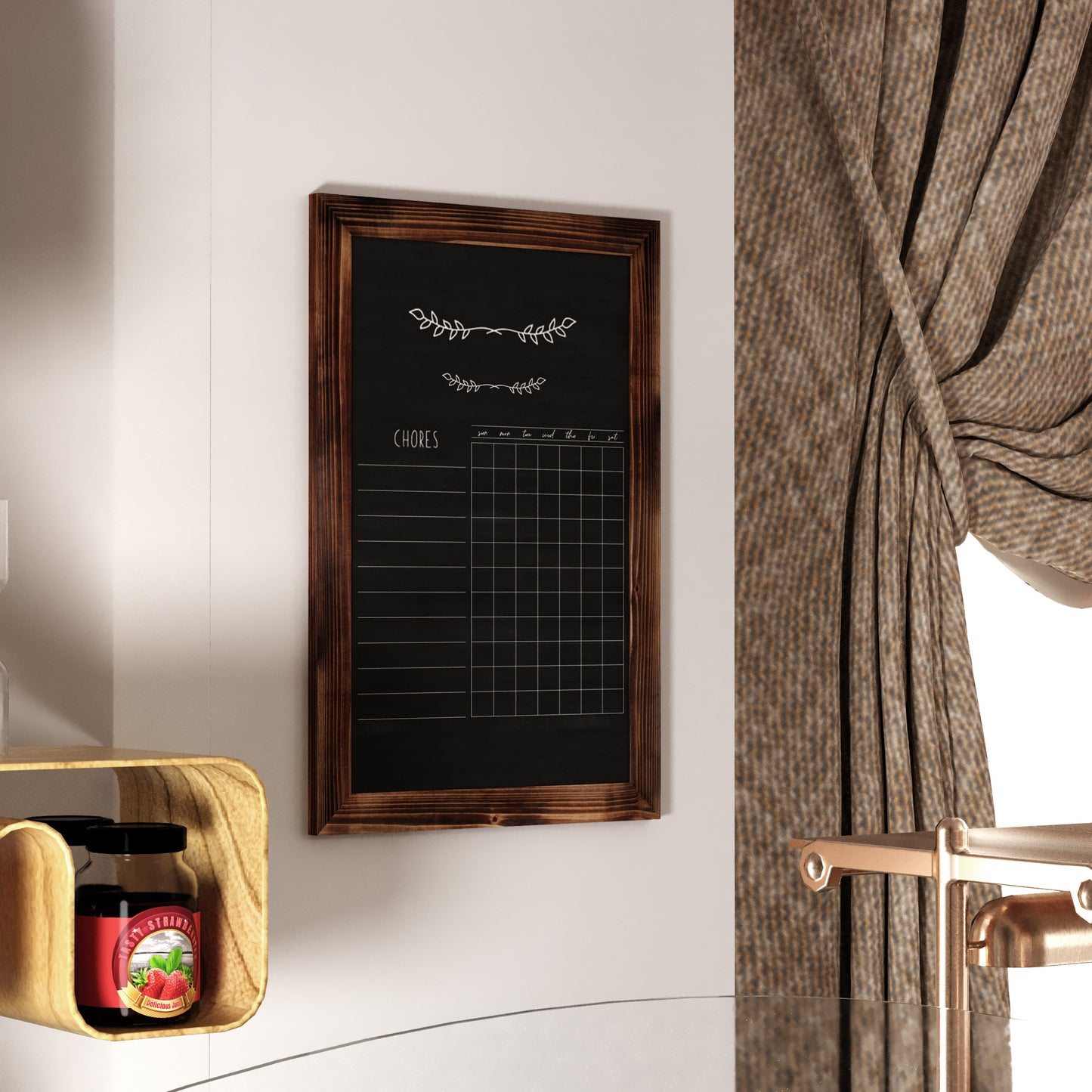 Torched Hanging Chalkboard HGWA-GDIS-CRE8-462315-GG