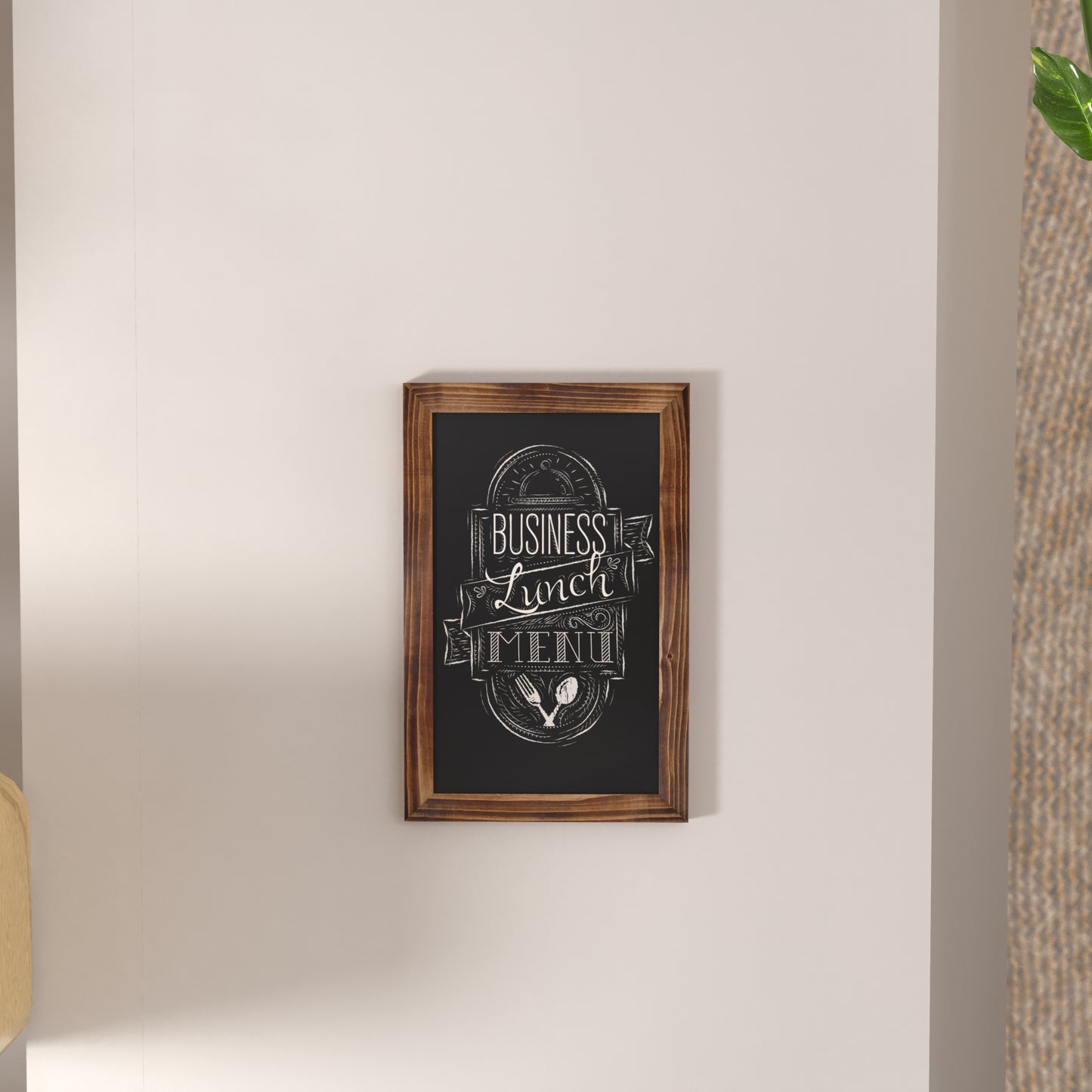 Torched Hanging Chalkboard HGWA-GDIS-CRE8-762315-GG