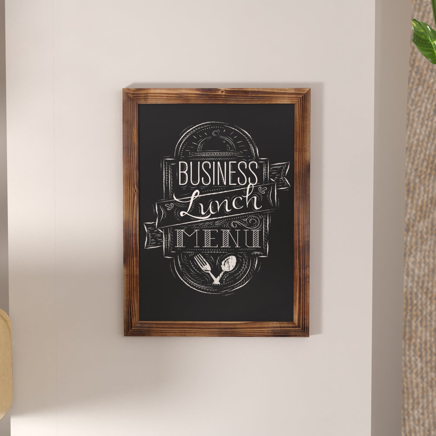 Torched Hanging Chalkboard HGWA-GDIS-CRE8-852315-GG