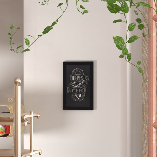 Black Hanging Chalkboard HGWA-GDIS-CRE8-862315-GG