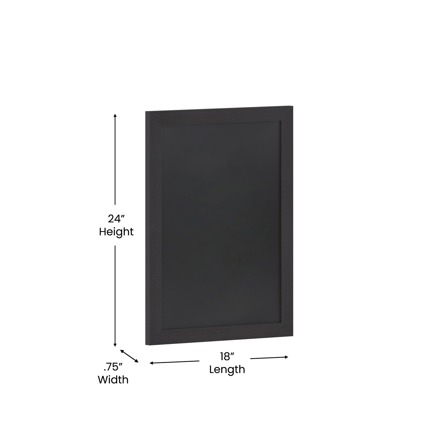 Black Hanging Chalkboard HGWA-GDIS-CRE8-952315-GG