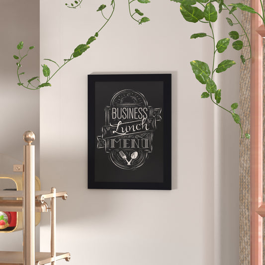 Black Hanging Chalkboard HGWA-GDIS-CRE8-952315-GG