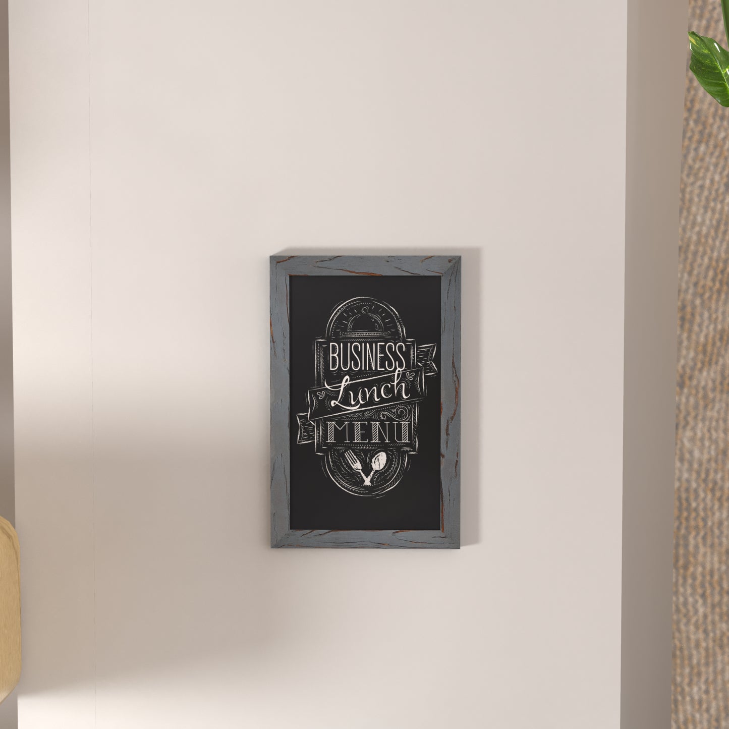 Rustic Gray Hanging Chalkboard HGWA-GDIS-CRE8-962315-GG