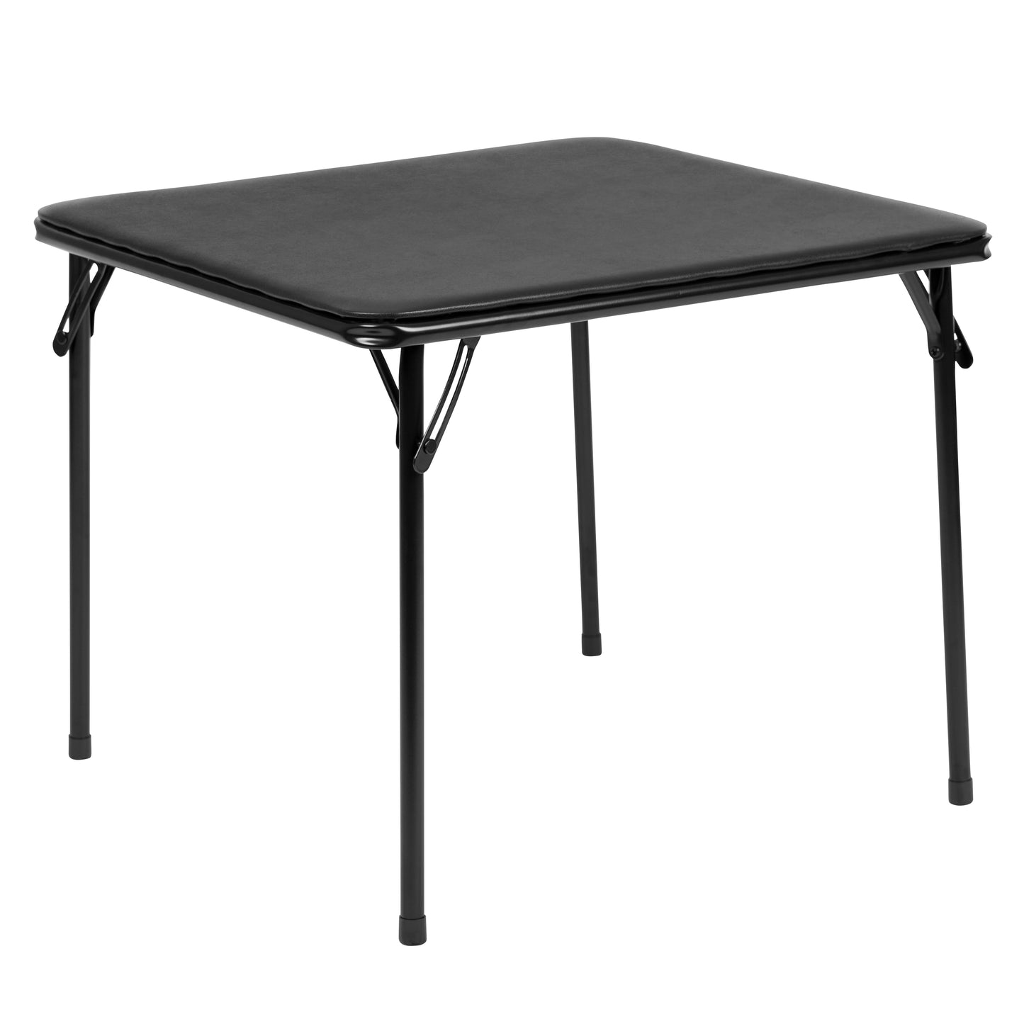 Kids Black Folding Table Set JB-10-CARD-BK-GG