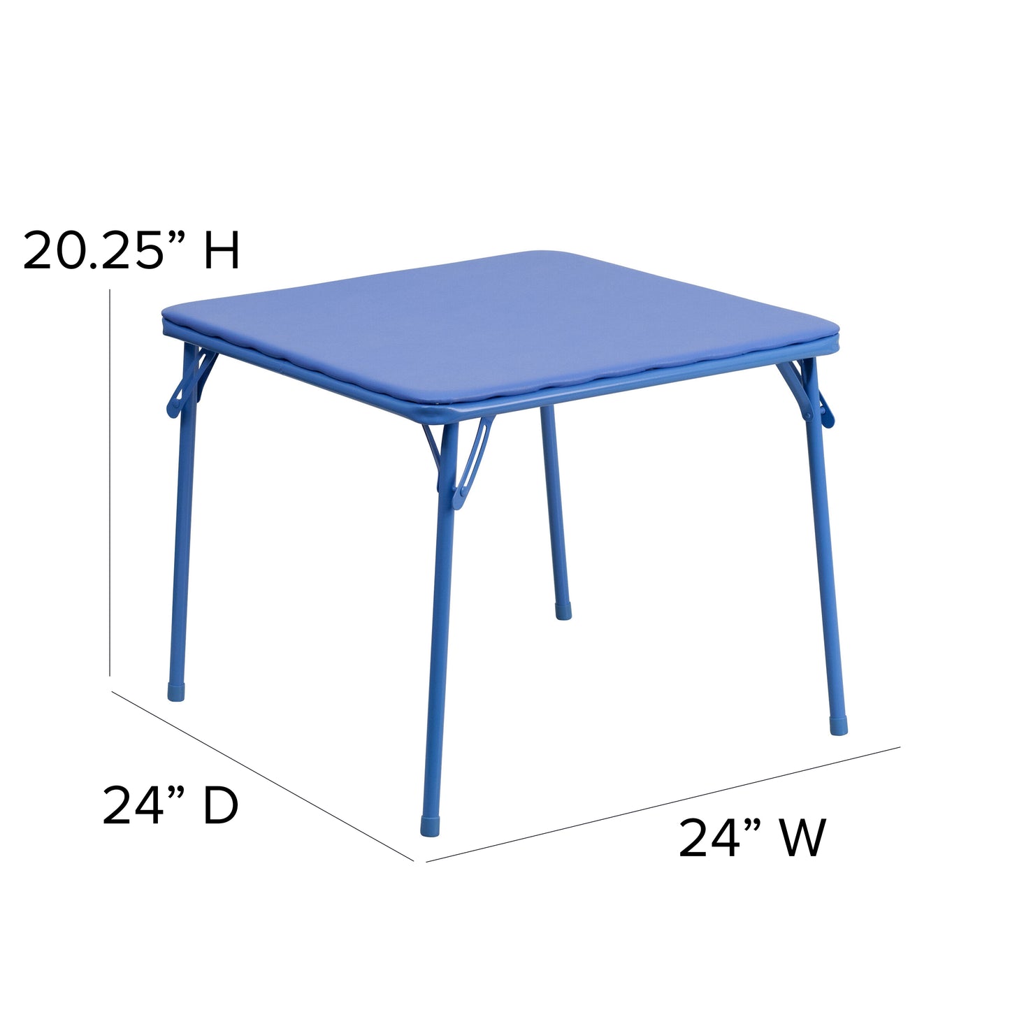 Kids Blue Folding Table Set JB-10-CARD-GG