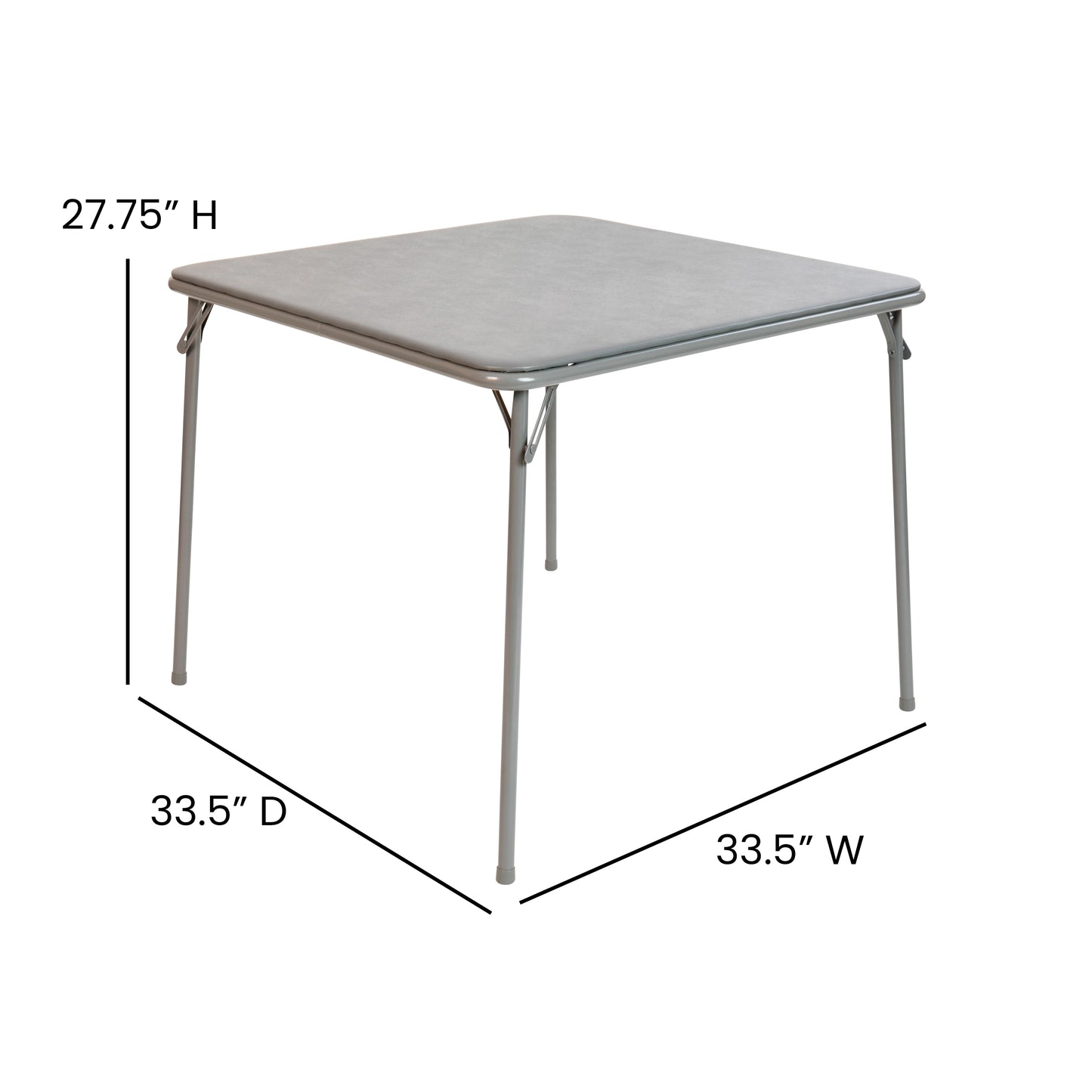 Gray Folding Card Table JB-2-GY-GG