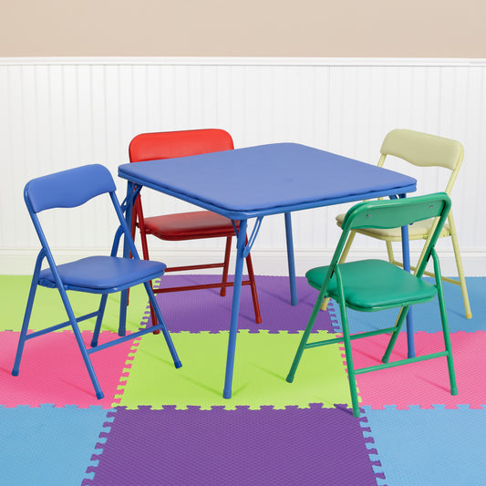 Colorful Kid Folding Table Set JB-9-KID-GG