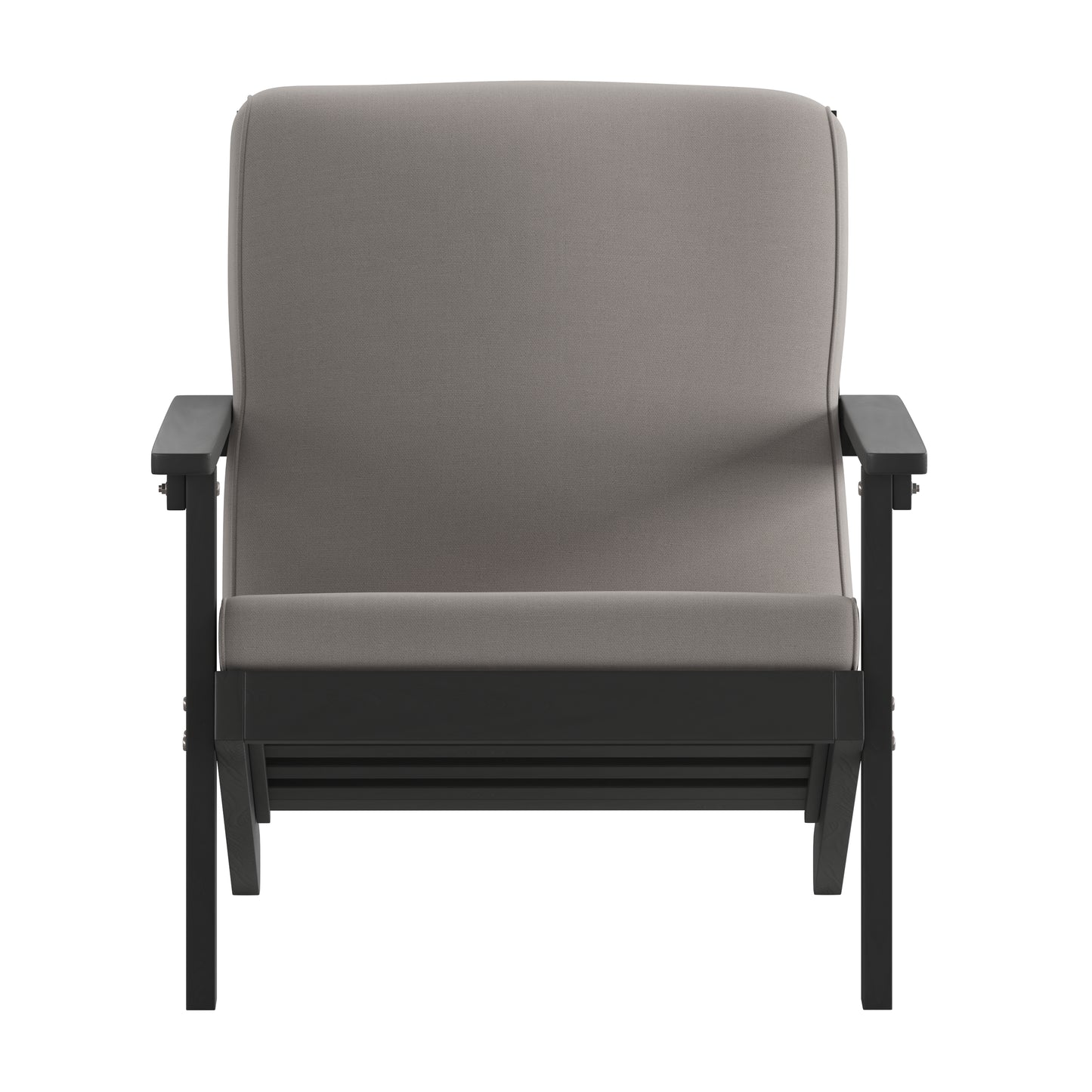 Black Chair-Charcoal Cushions JJ-C14021-BK-GG