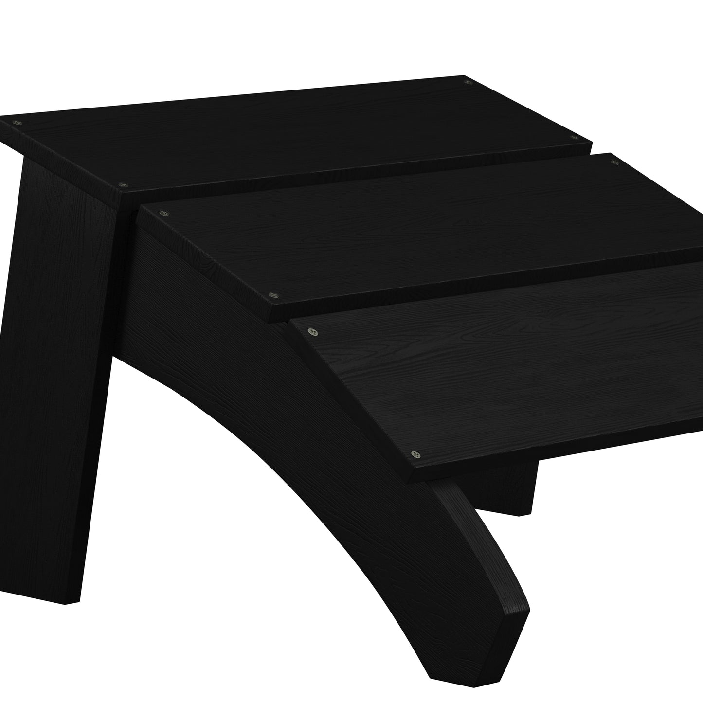 Black Adirondack Footrest JJ-C14309-BK-GG