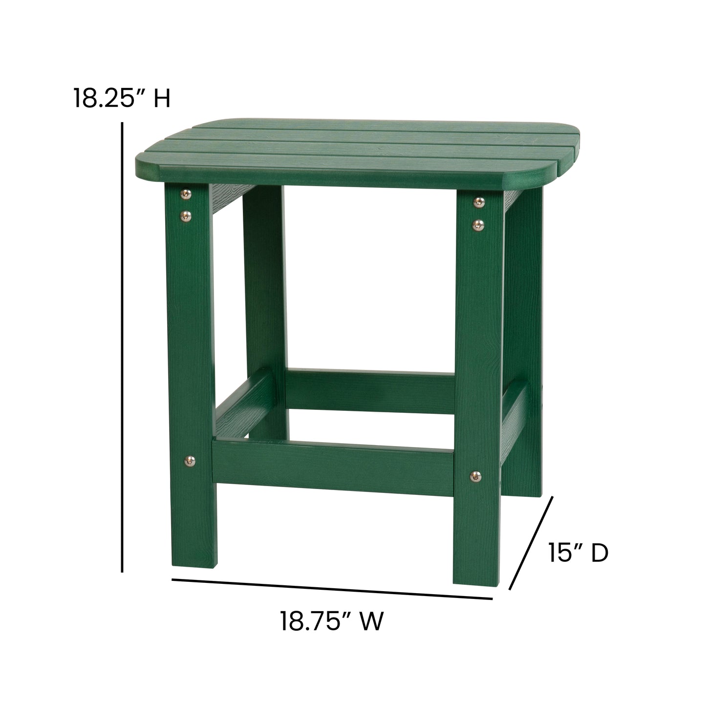 Green Table and 2 Chair Set JJ-C14501-2-T14001-GRN-GG