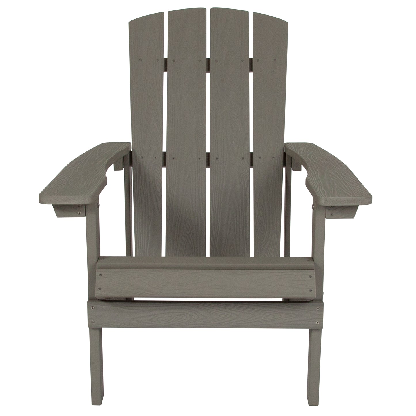 Gray Poly Adirondack Chair JJ-C14501-LTG-GG