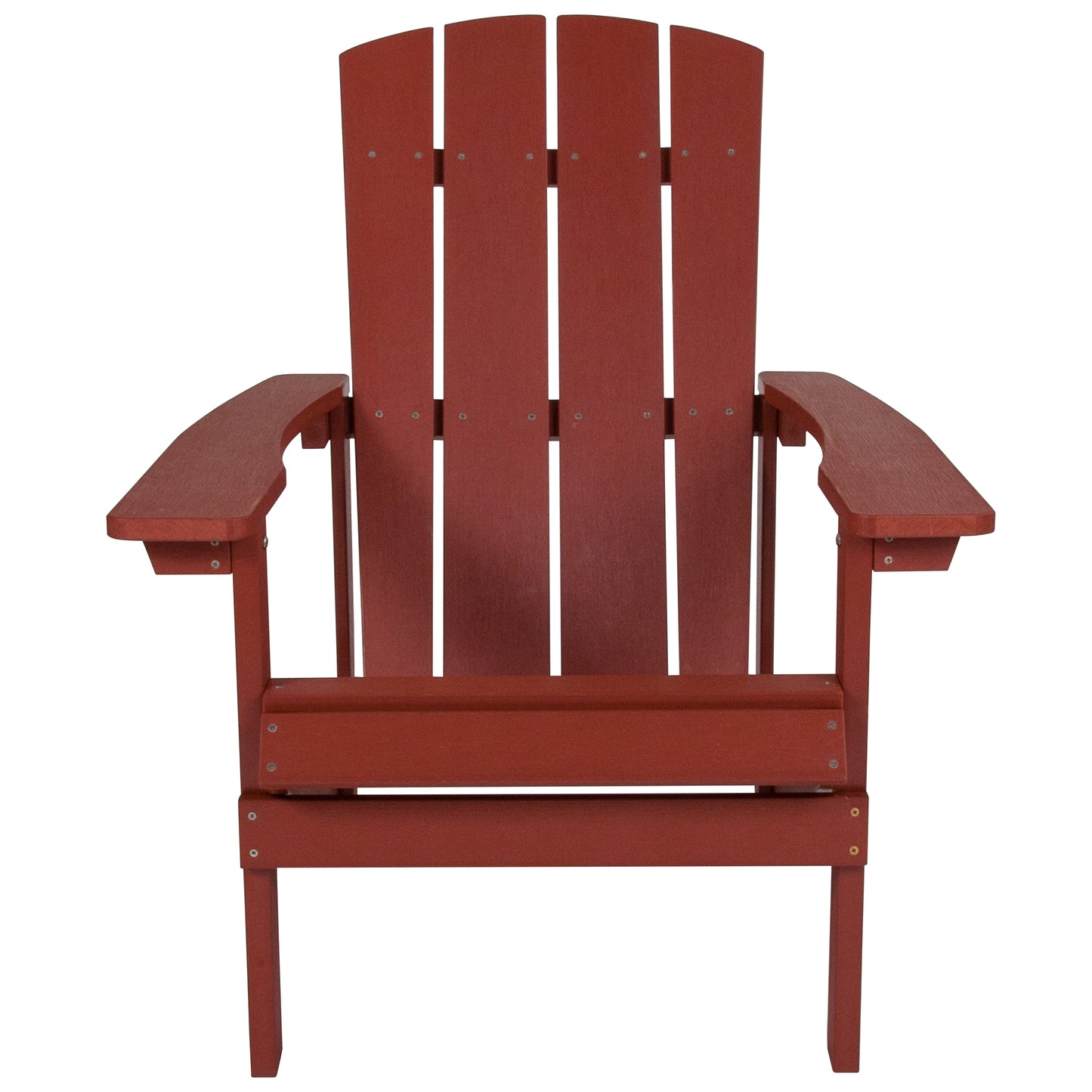 Red Poly Adirondack Chair JJ-C14501-RED-GG