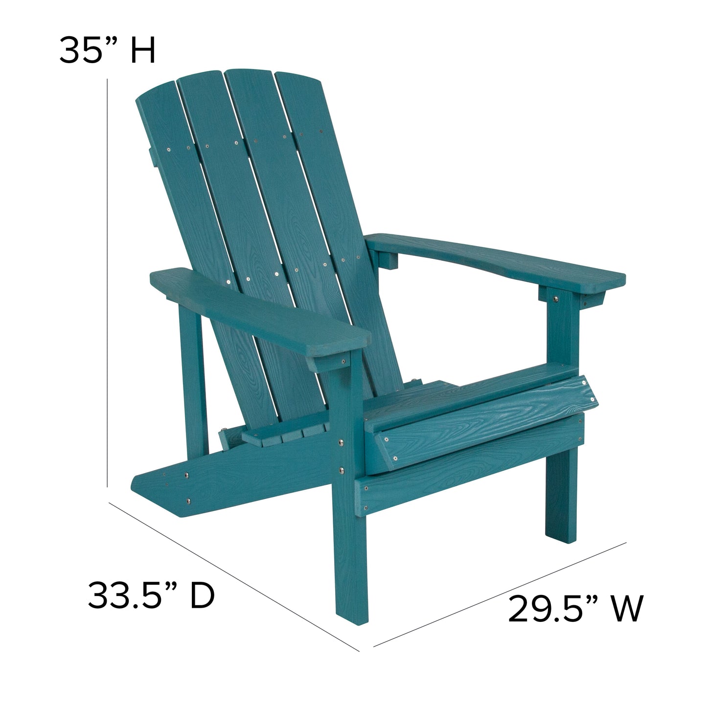 Sea Foam Poly Adirondack Chair JJ-C14501-SFM-GG