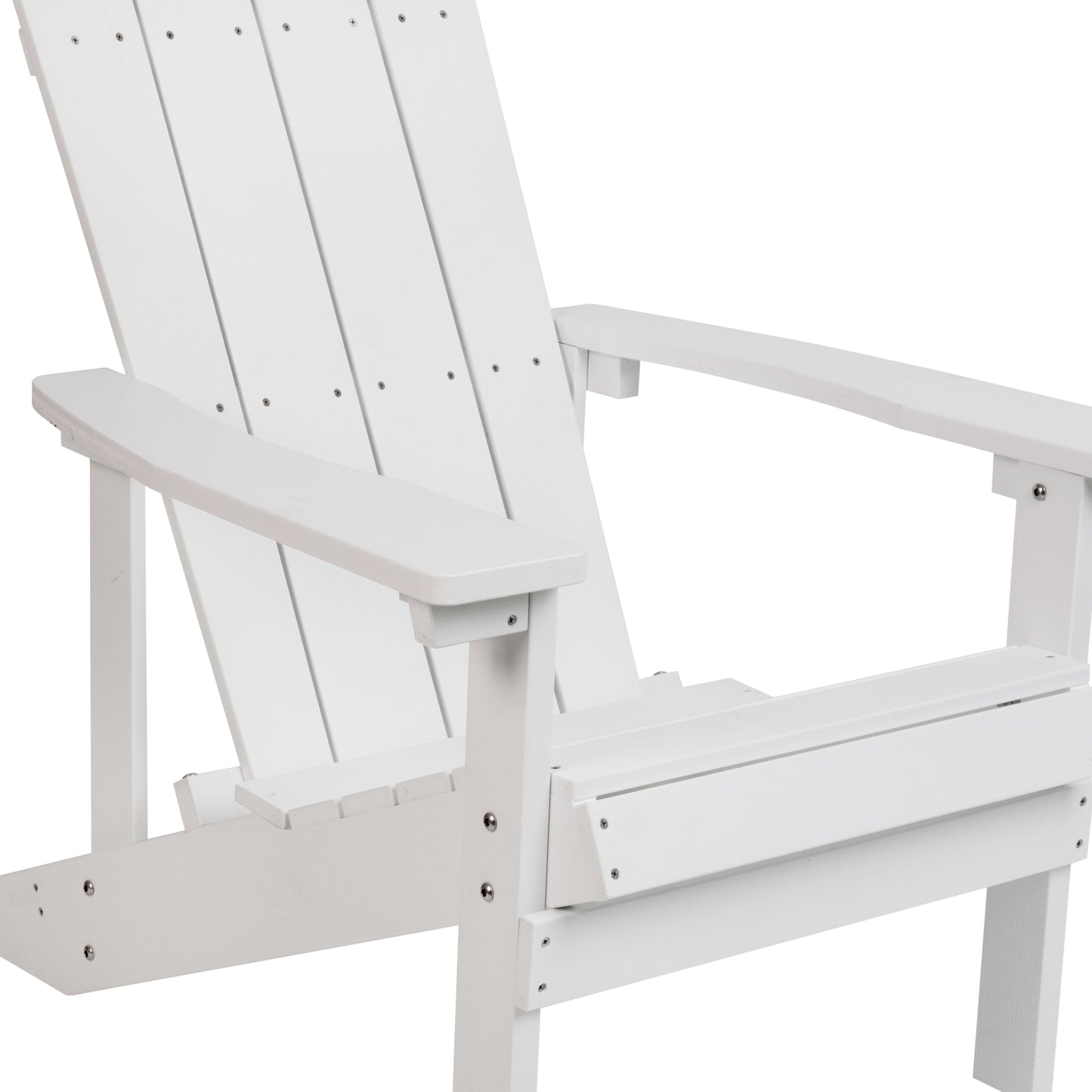 White Poly Adirondack Chair JJ-C14501-WH-GG