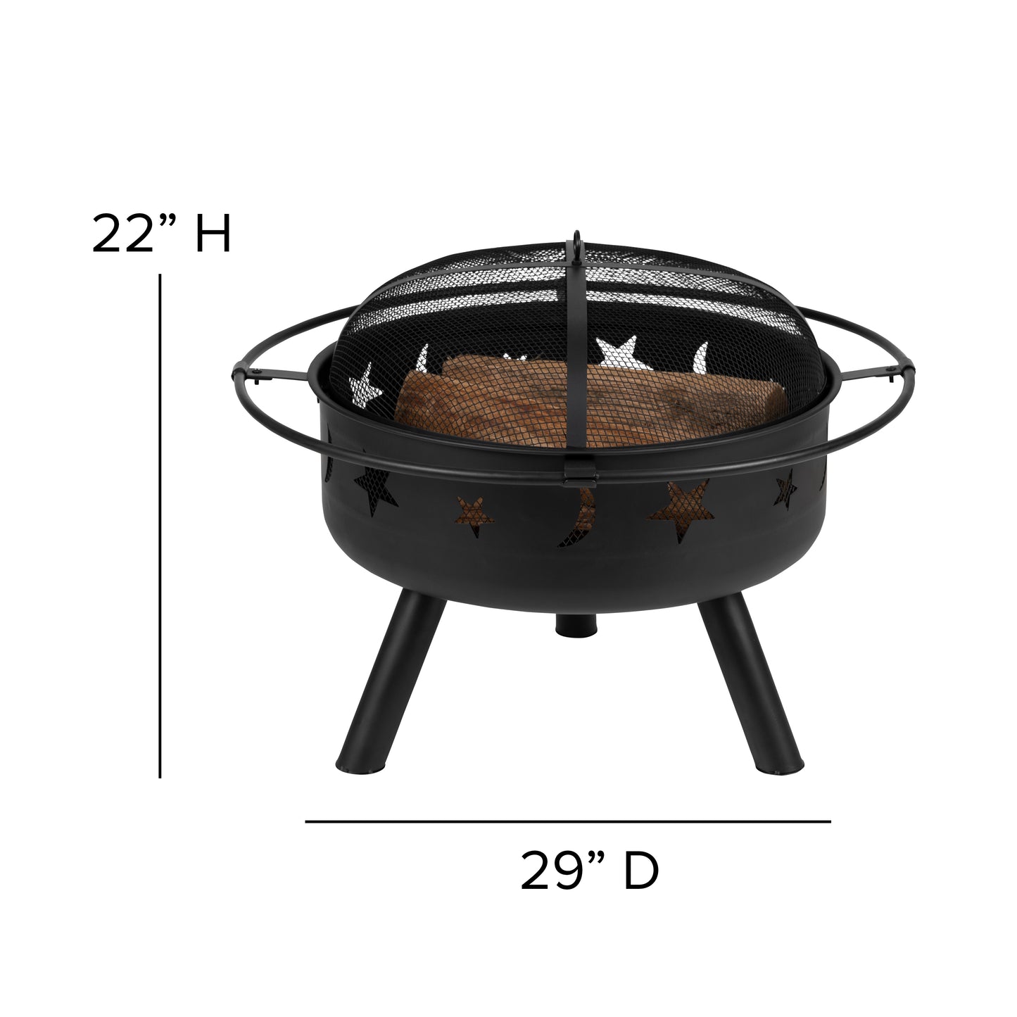 Adirondack Chairs & Fire Pit JJ-C145012-32D-SFM-GG