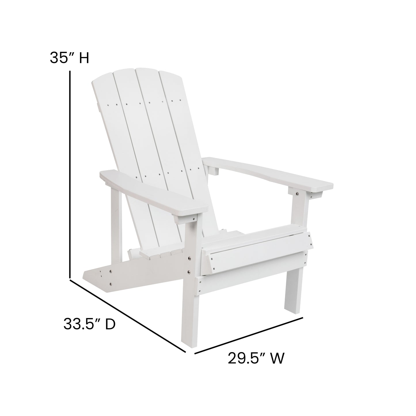 Adirondack Chair & Fire Pit JJ-C145014-32D-WH-GG