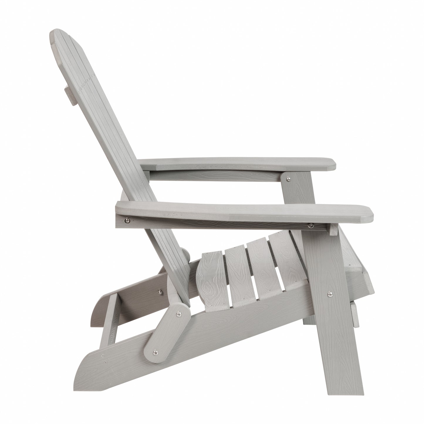 Gray Folding Adirondack Chair JJ-C14505-GY-GG