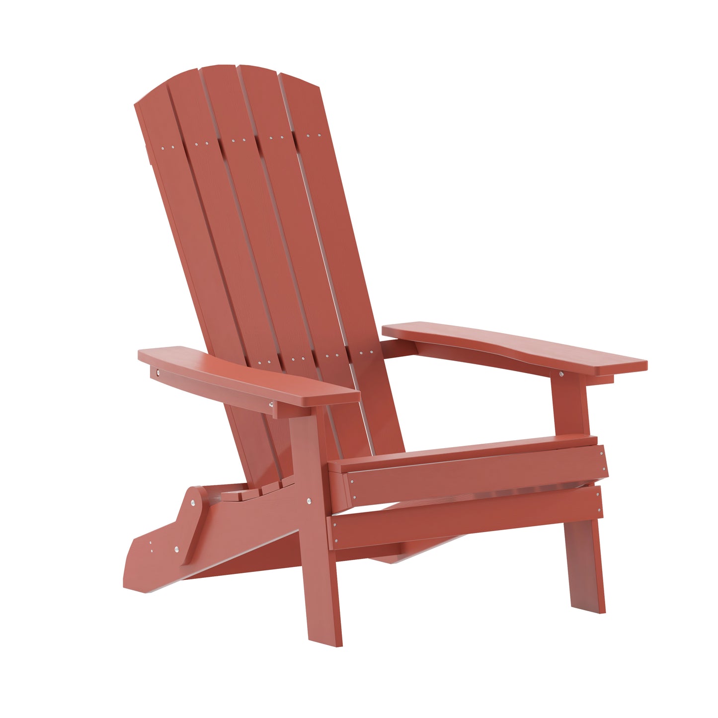 Red Folding Adirondack Chair JJ-C14505-RED-GG