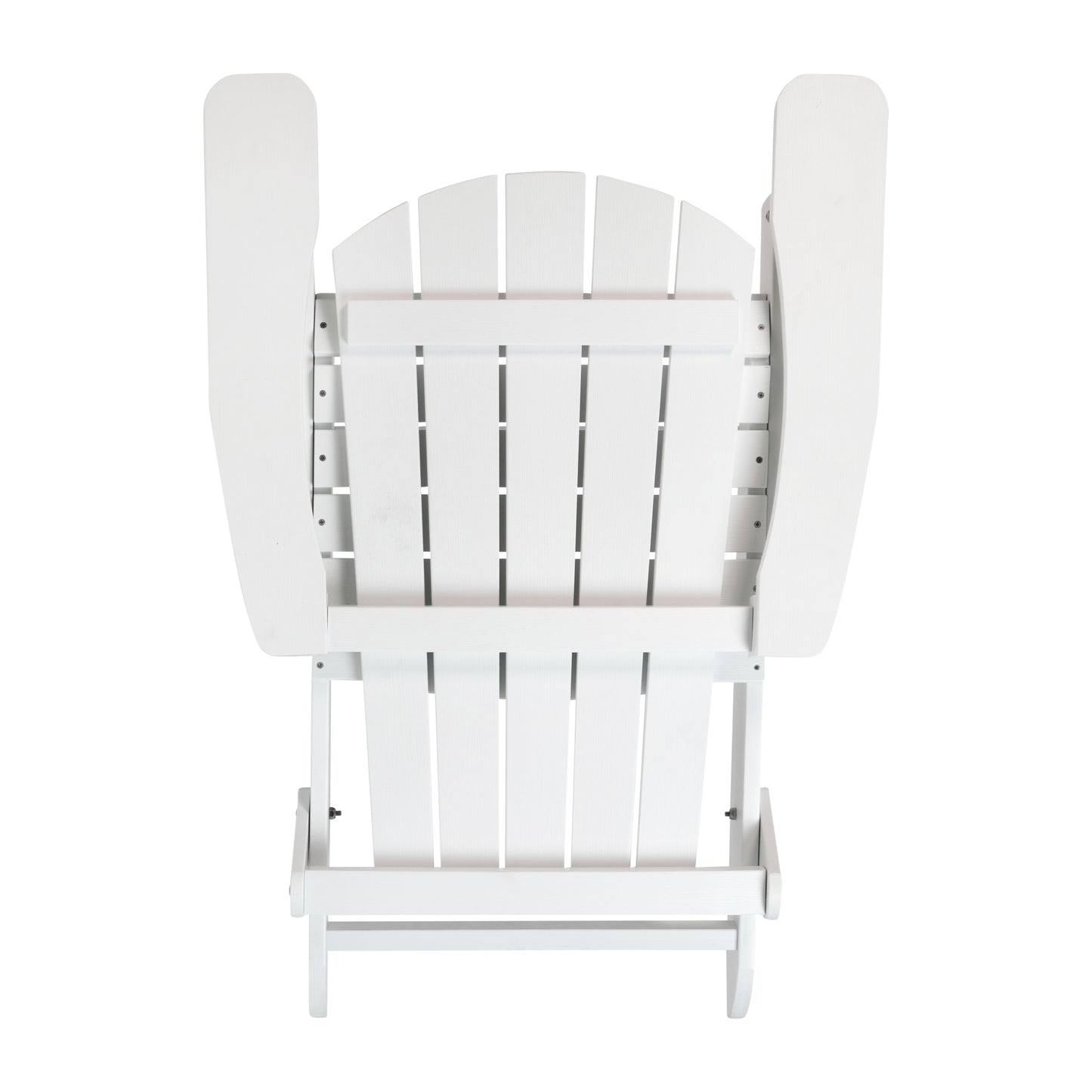 White Folding Adirondack Chair JJ-C14505-WH-GG