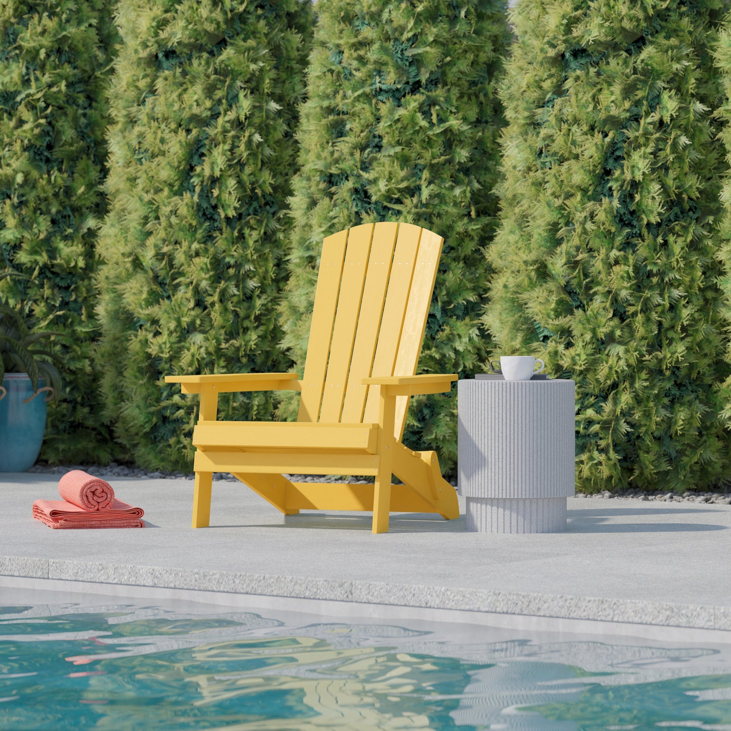 Yellow Adirondack Chair JJ-C14505-YLW-GG