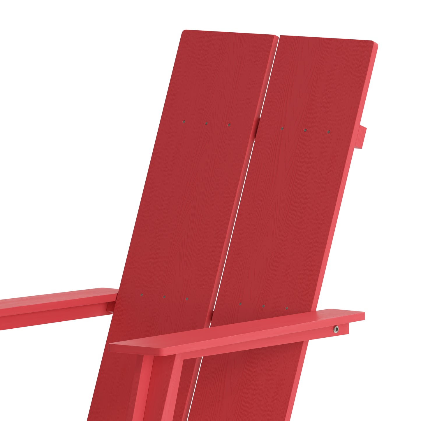 Red Modern Adirondack Chair JJ-C14509-RED-GG