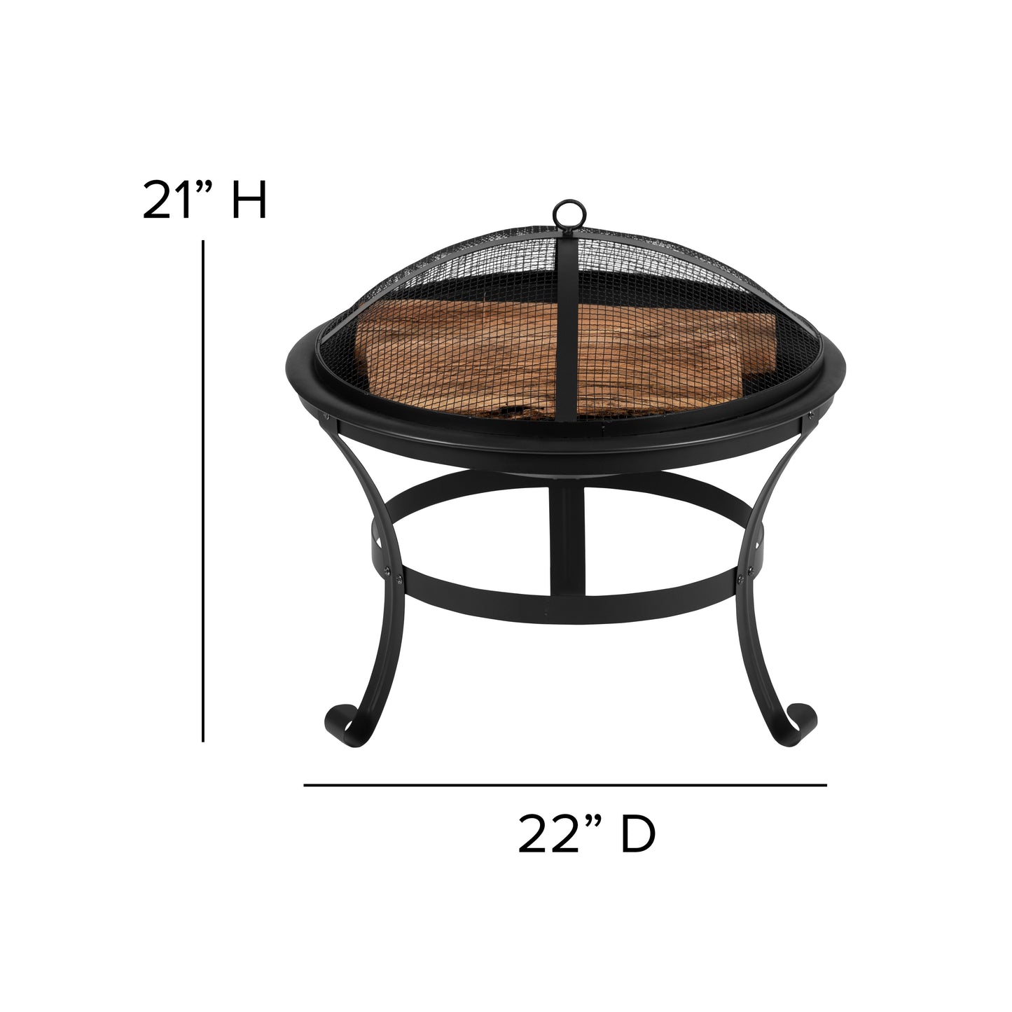 2PK Navy Chairs & Fire Pit JJ-C145092-202-NV-GG