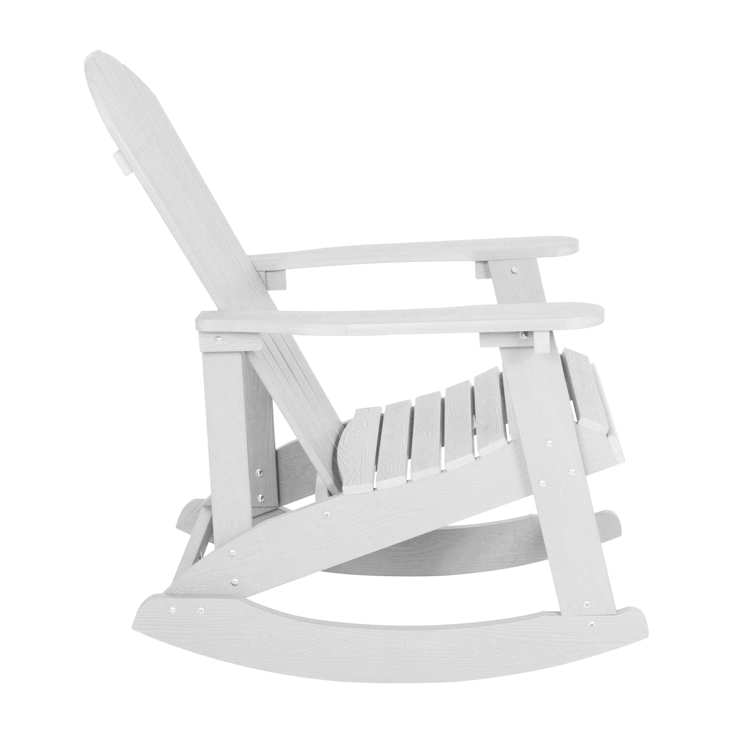 White Resin Rocking Chair JJ-C14705-WH-GG