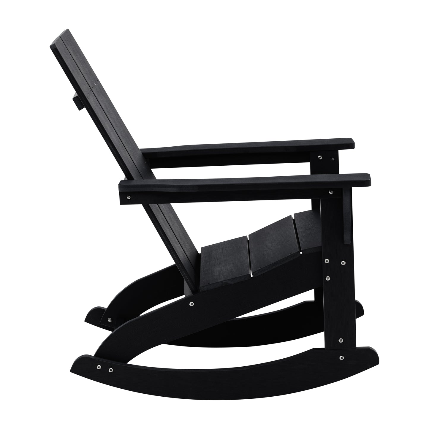 Black Resin Rocking Chair JJ-C14709-BK-GG