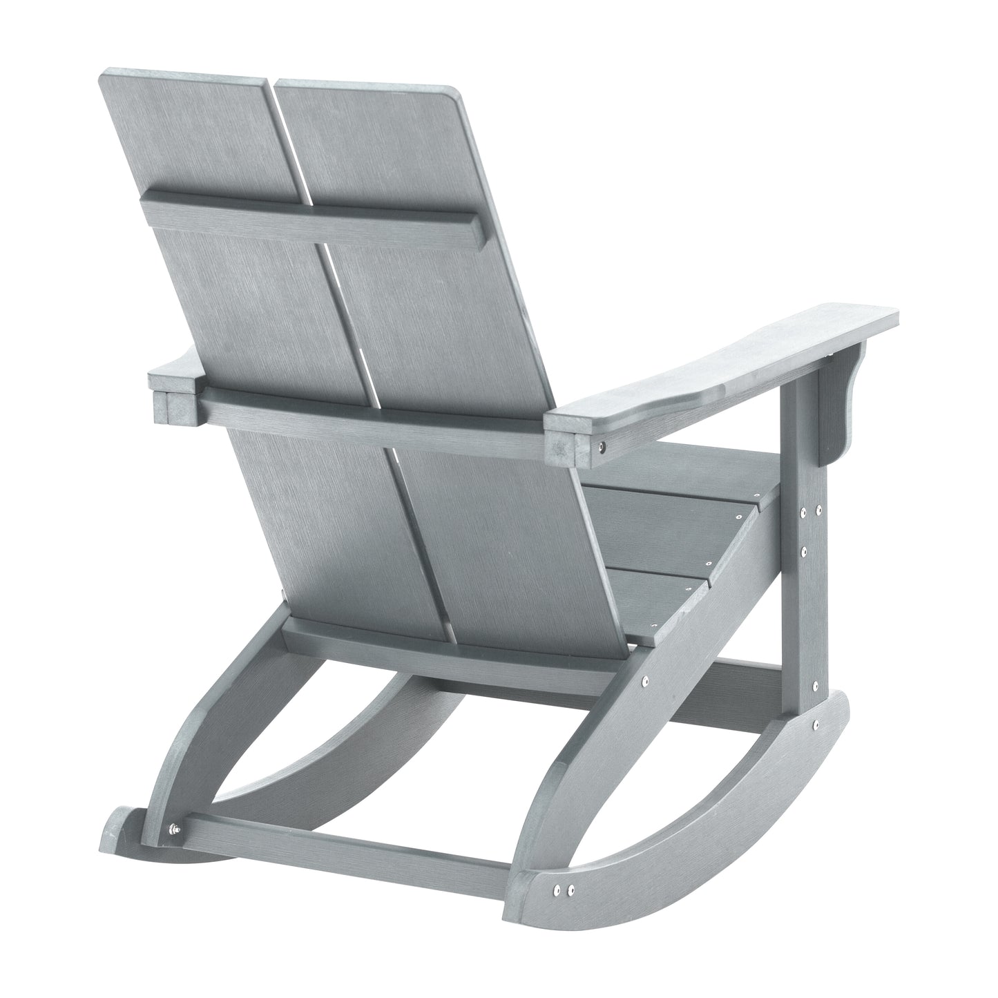 2 PK Gray Resin Rocking Chair JJ-C14709-GY-2-GG