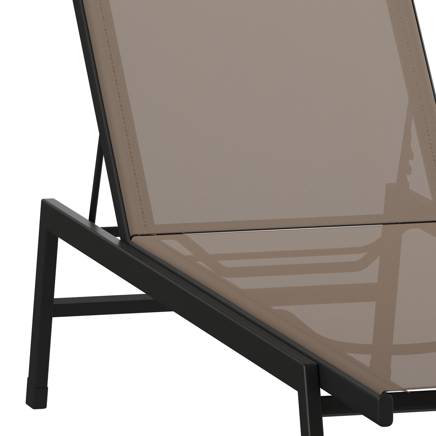 Black/Brown Chaise Lounge JJ-LC326-BLK-BR-GG