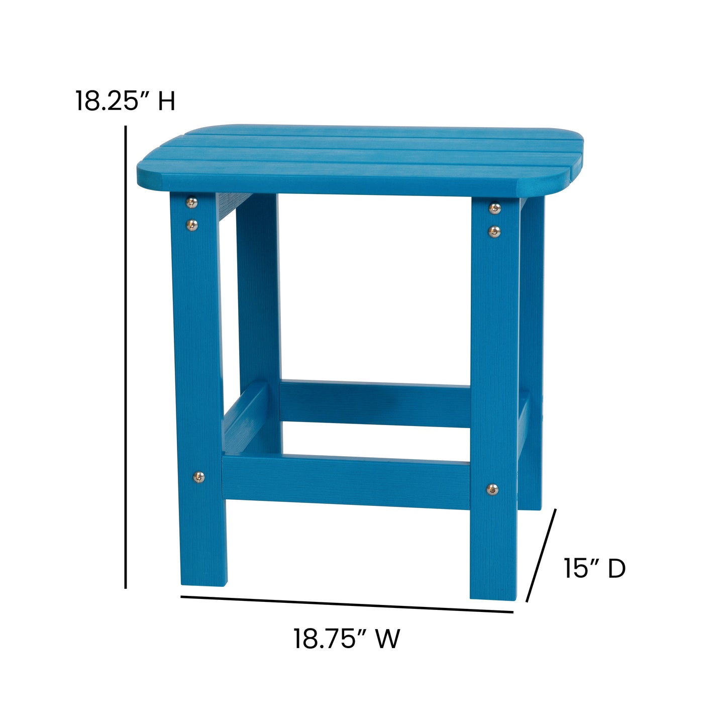 Blue Adirondack Side Table JJ-T14001-BLU-GG