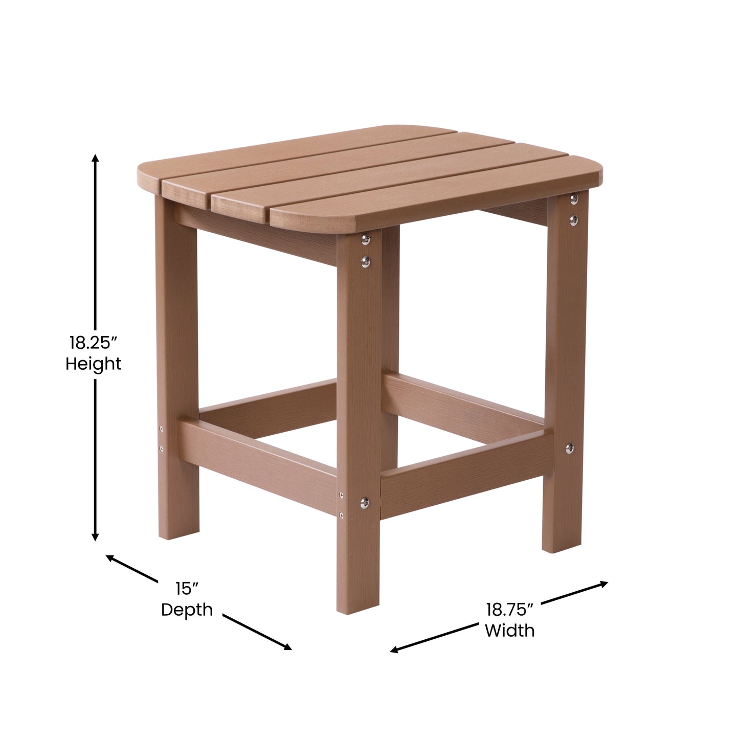 NAT Cedar Adirondack Table JJ-T14001-BR-GG