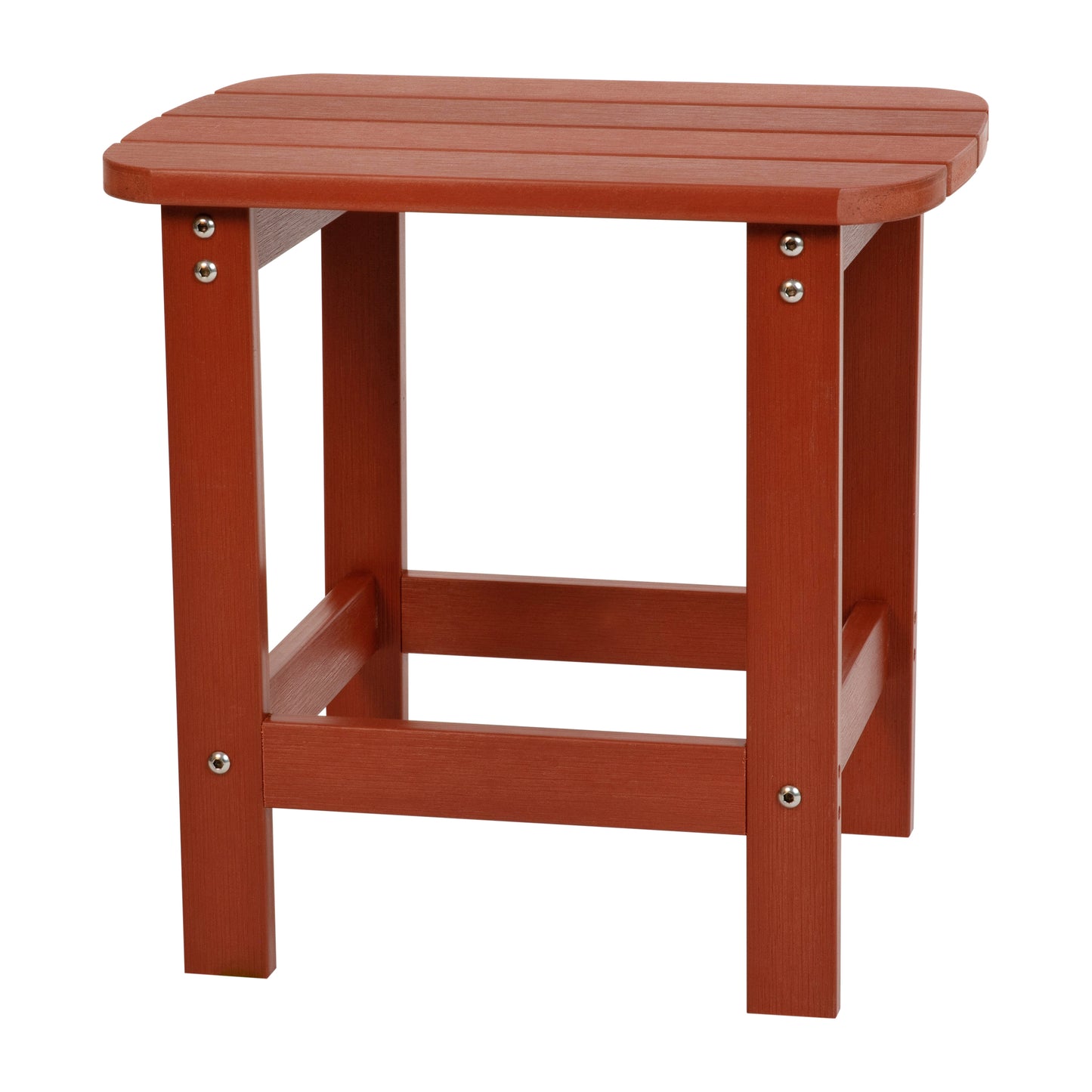 Red Adirondack Side Table JJ-T14001-RED-GG