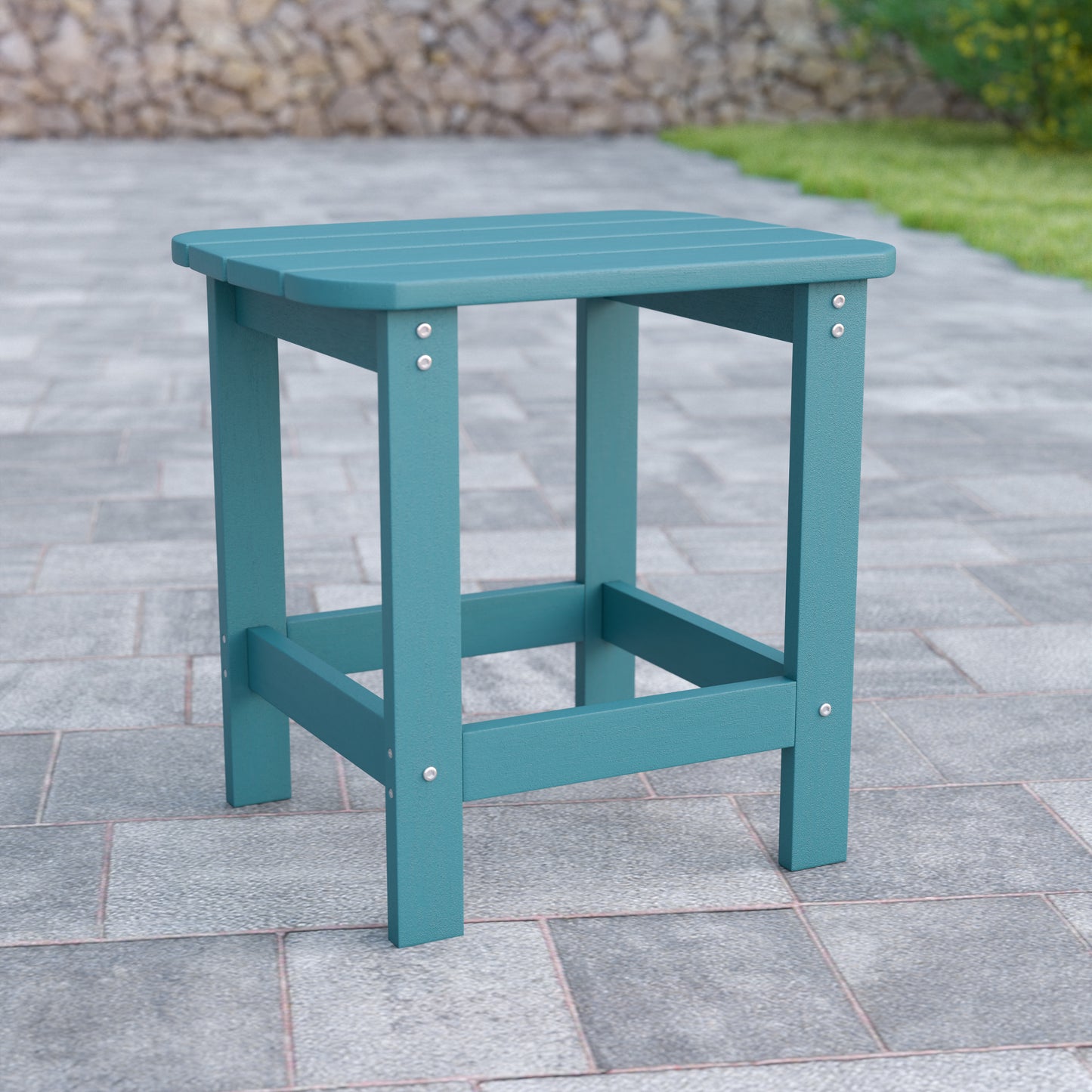 Teal Adirondack Side Table JJ-T14001-TL-GG