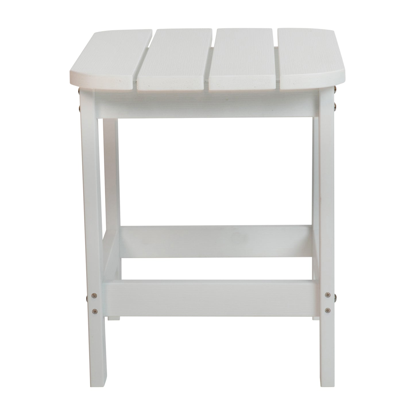 White Adirondack Side Table JJ-T14001-WH-GG