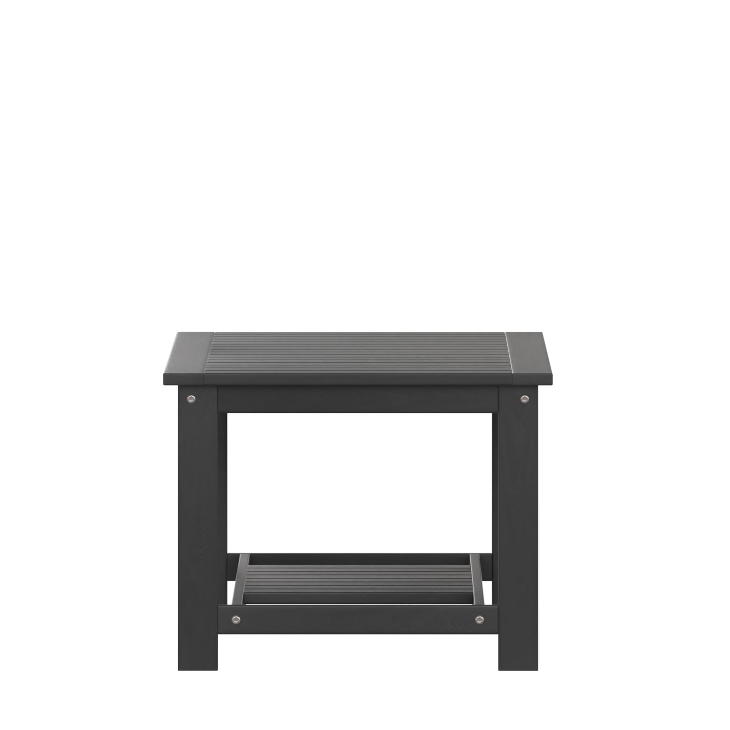 Black Poly Resin Table JJ-T14022-BK-GG