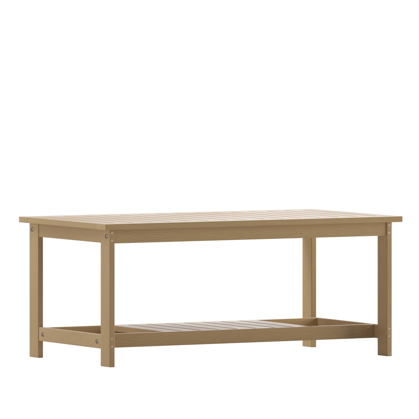 Natural Cedar Poly Resin Table JJ-T14022-BR-GG