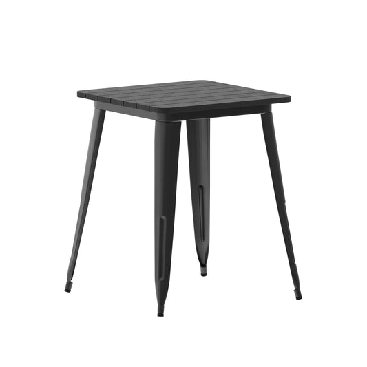 Contemporary 23.75" Square Commercial Dining Table for 2