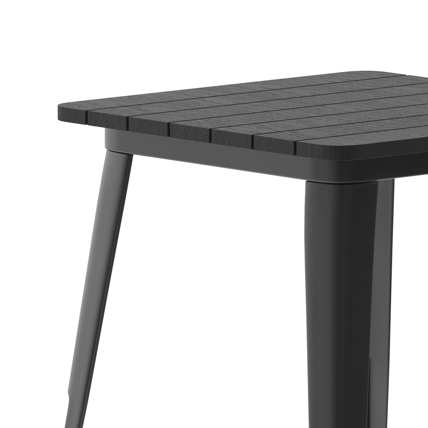 Contemporary 23.75" Square Commercial Dining Table for 2