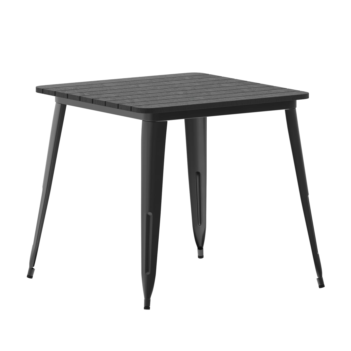 Contemporary 31.5" Square Commercial Dining Table for 4