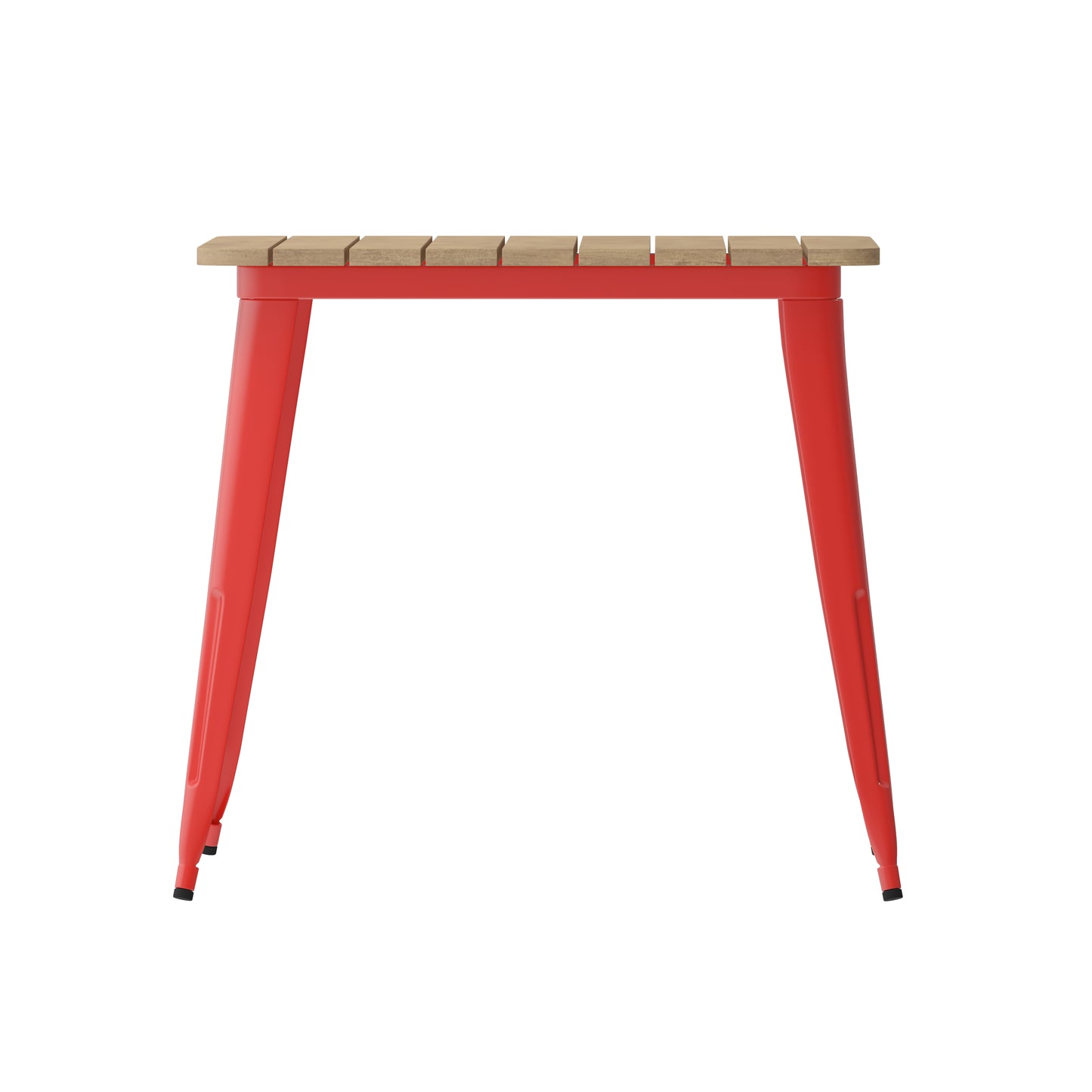 31.5" SQ BR/RED Dining Table JJ-T14619-80-BRRD-GG