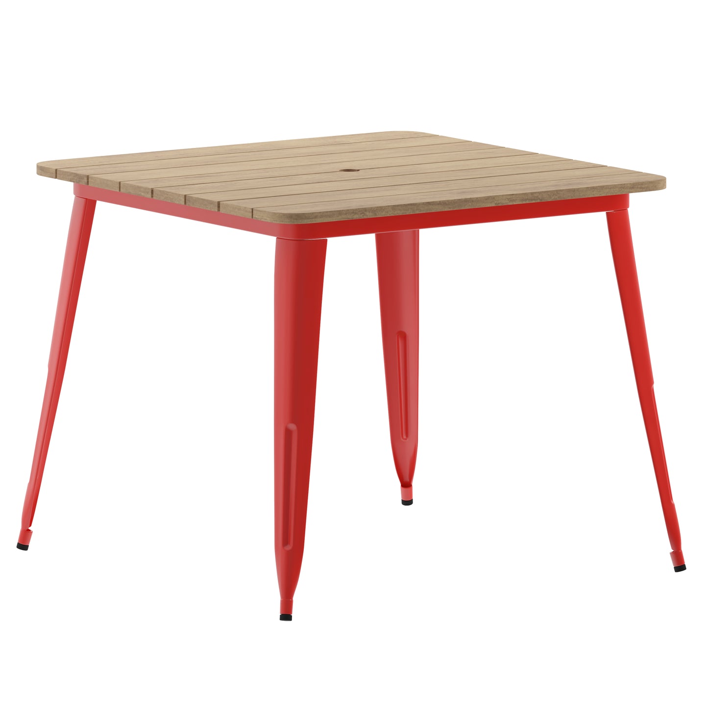 36" SQ BR/RED Dining Table JJ-T14619-90-BRRD-GG