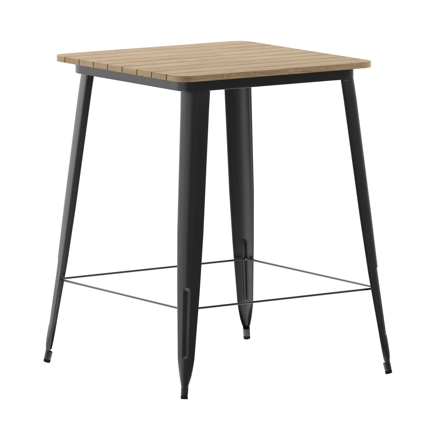 31.5" SQ BR/BK Bar Top Table JJ-T14619H-80-BRBK-GG