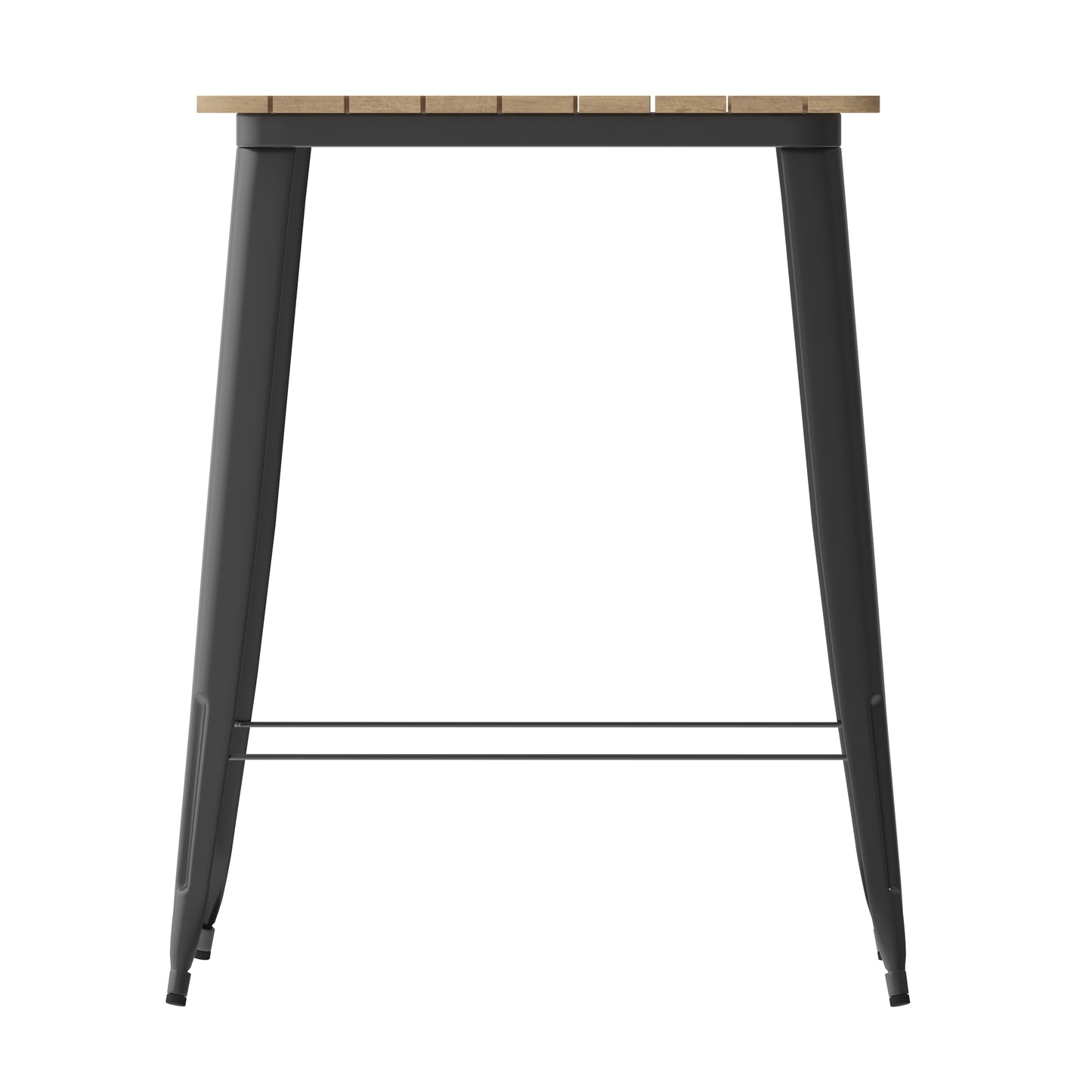 31.5" SQ BR/BK Bar Top Table JJ-T14619H-80-BRBK-GG