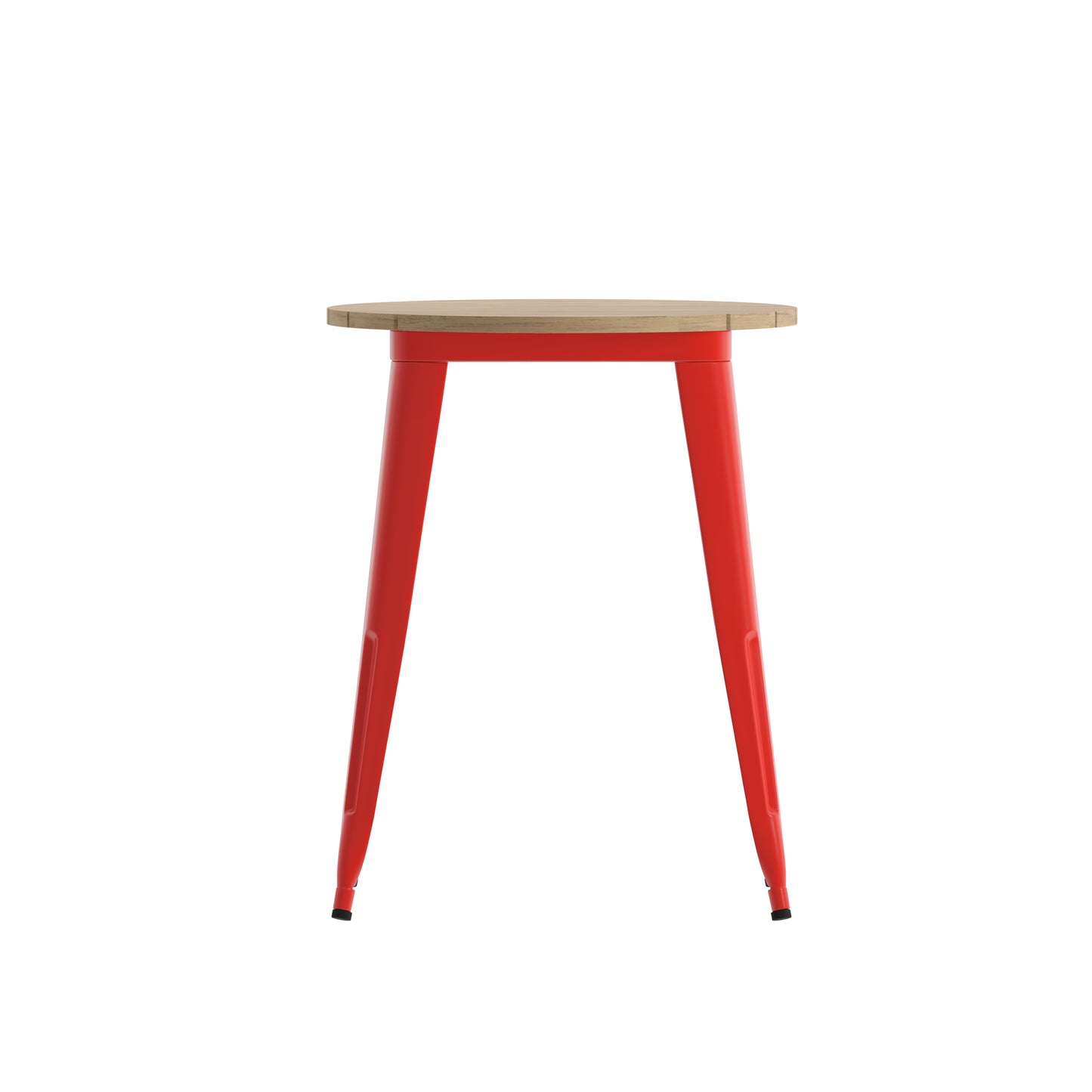 23.75" RD BR/RED Dining Table JJ-T14623-60-BRRD-GG