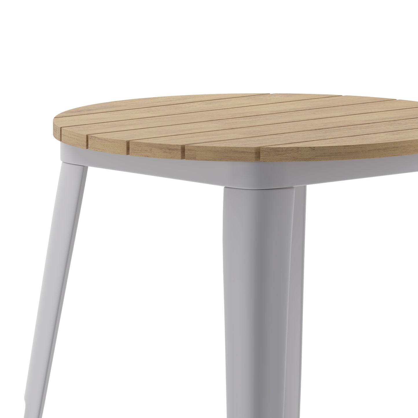 Contemporary 23.75" Round Commercial Dining Table for 2