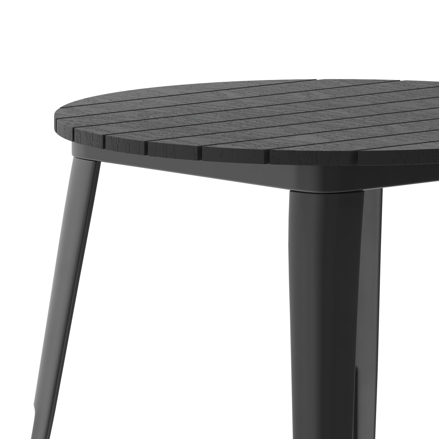 Contemporary 30" Round Commercial Dining Table for 4