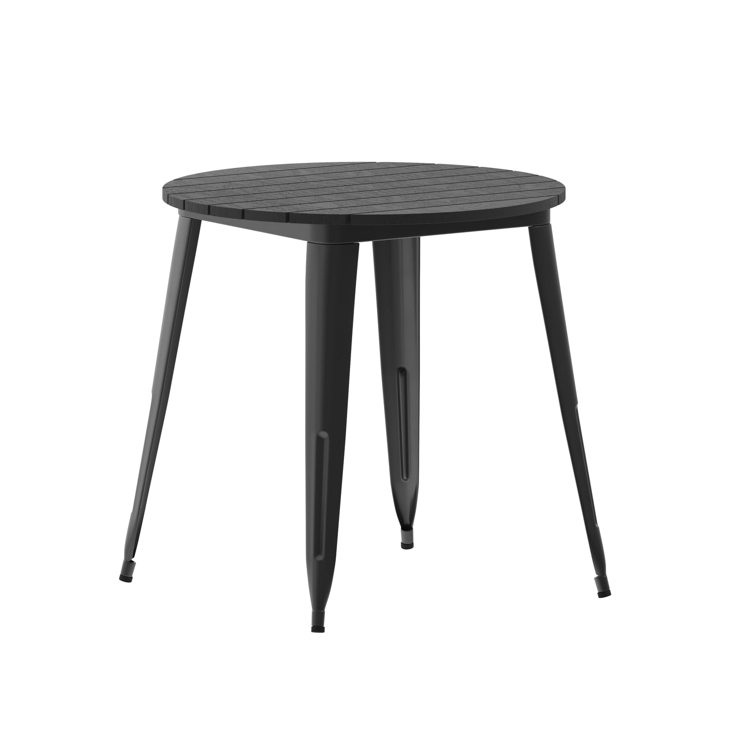 Contemporary 30" Round Commercial Dining Table for 4