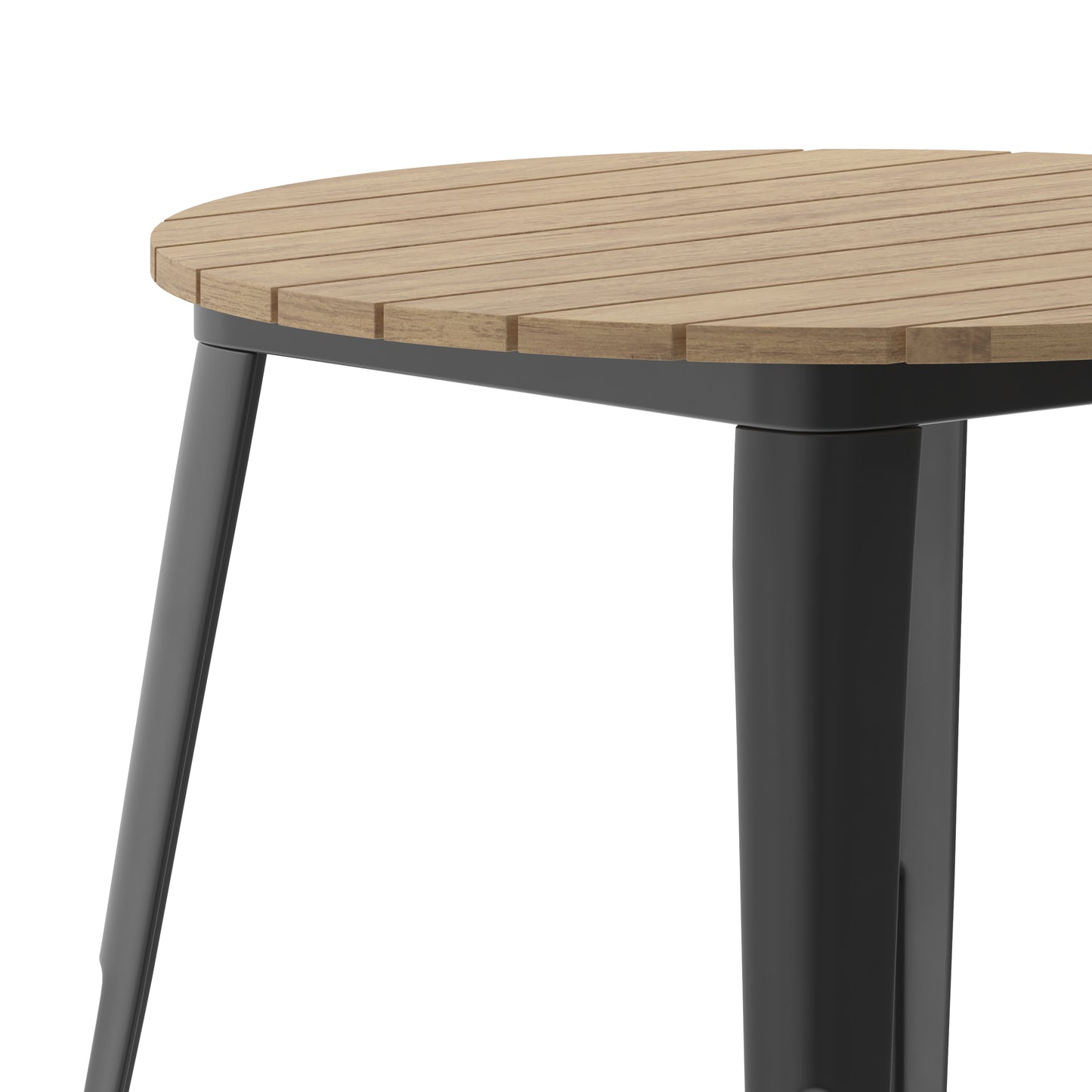 Contemporary 30" Round Commercial Dining Table for 4