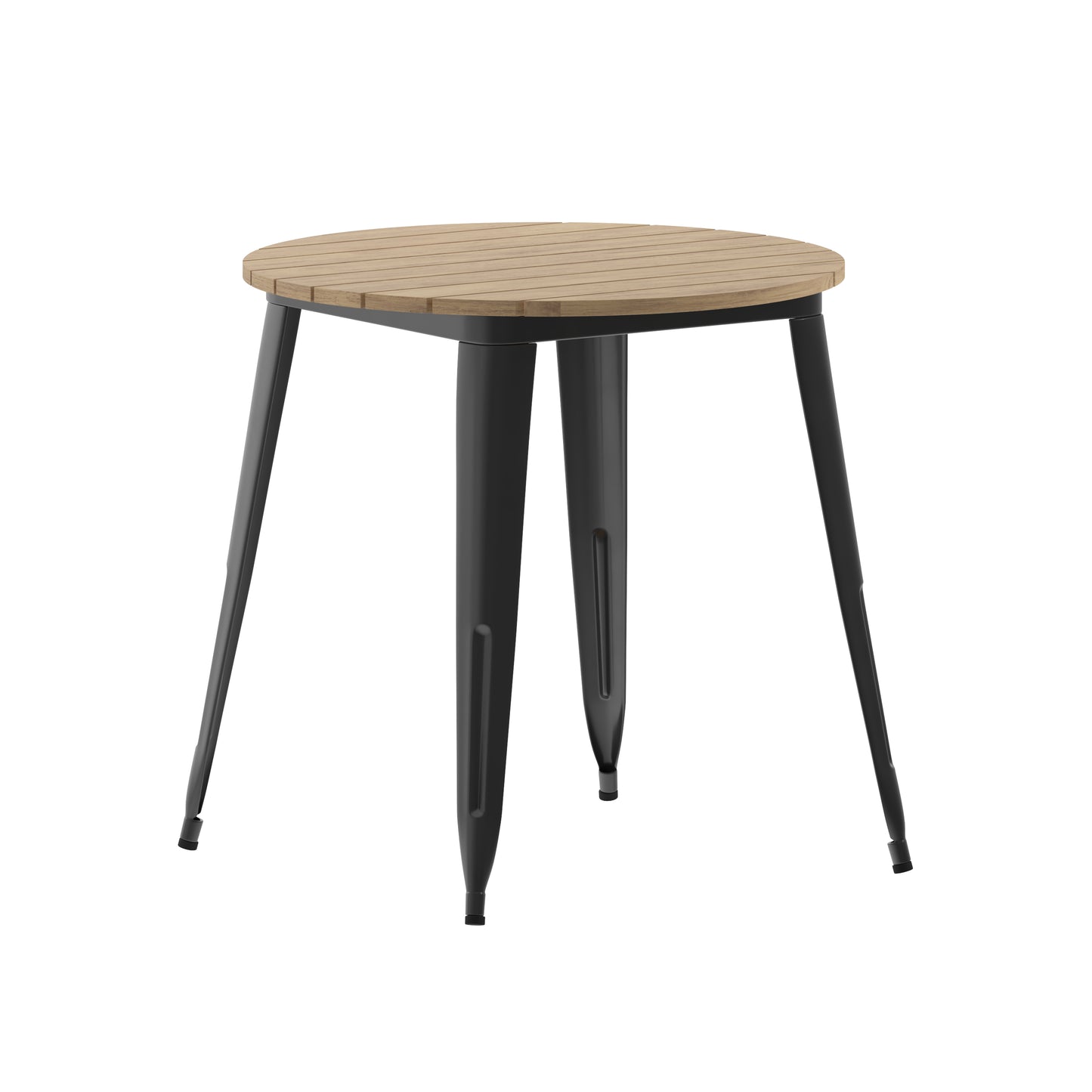 Contemporary 30" Round Commercial Dining Table for 4